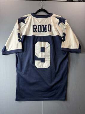 Vintage Dallas Cowboys Tony Romo Reebok NFL Throwback Jersey Size 54